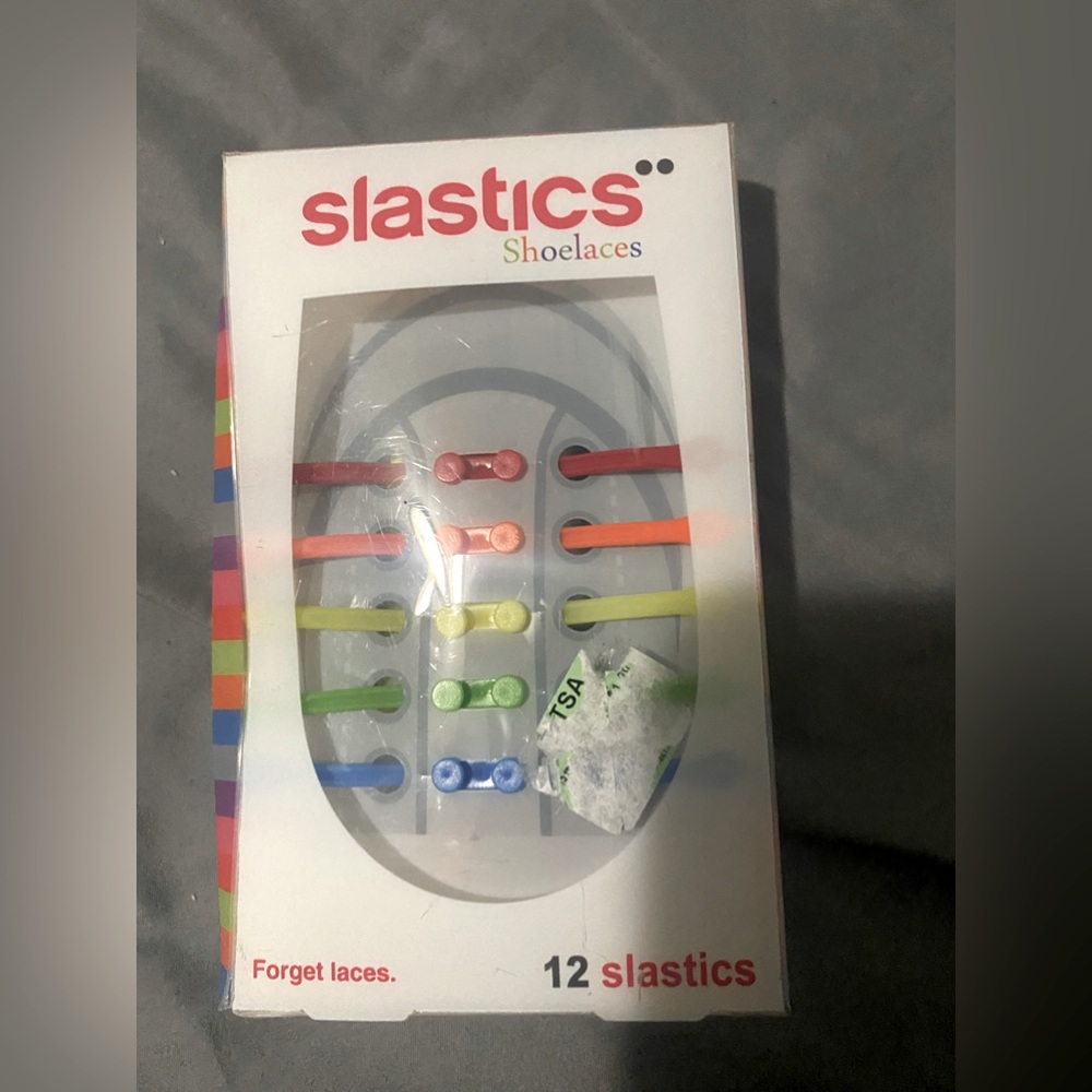 Slastics shoelaces multi color